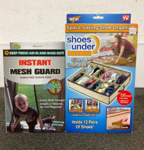 Instant Mesh Guard And Shoe Organizer