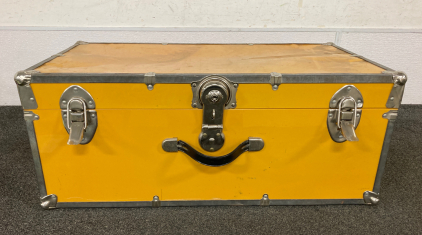 Vintage Yellow Suitcase