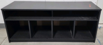 Black Wood Entertainment Shelf