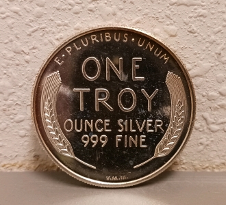 One Troy Ounce Round .999 Fine Silver - Verified Authentic