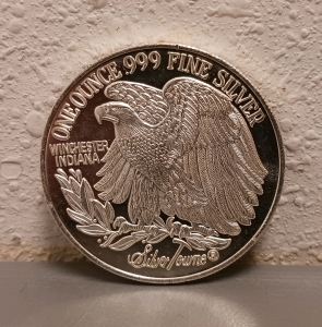 One Ounce Round .999 Fine Silver - Verified Authentic