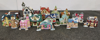 Ceramic Snowy Village