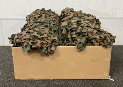 (2) 10x20 Military Grade Reinforced Camouflage Netting