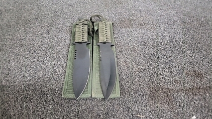 (2) Military Style Knives