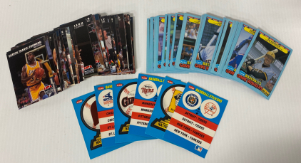 Assorted Basketball and Baseball Cards