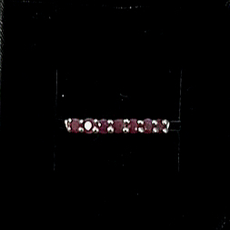 Ruby Stackable Ring in Sterling Silver