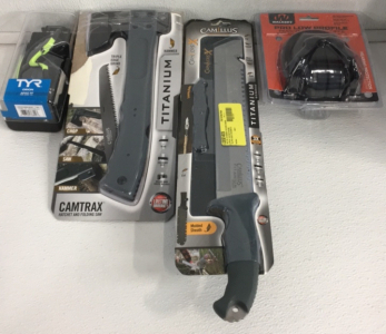 Axe - Titanium Bonded Blade - Adult Safety Glasses - Ear Muffs