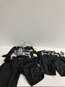 (9) Pairs of Black Running Shorts, Various Sizes