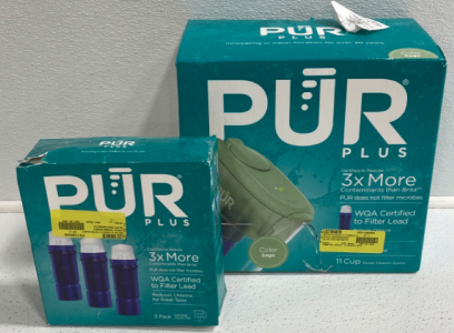 PUR Plus Water Filter System, PUR Plus Filter Refills 3 Pack