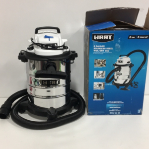 Hart 6-Gallon 5HP Stainless Steel Wet/Dry Vac