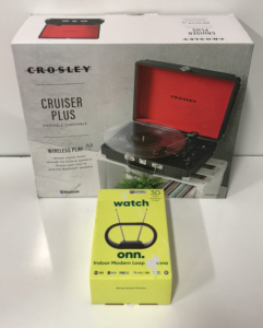 Crosley Portable Turntable-Onn Indoor Modern Loop Antenna