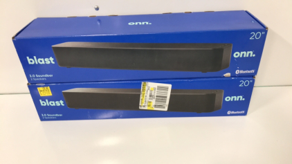 (2) Onn Blast Sound Bar