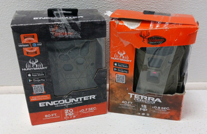 Wildgame Encounter Cellular Trail Camera And Wildgame Terra Extreme 18MP Lightsout