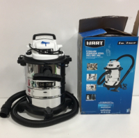 Hart 6-Gallon 5HP Stainless Steel Wet/Dry Vac