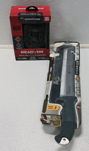 Stealth Cam Reactor Cellular Trail Camera And Machete