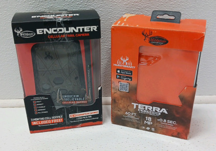 Wildgame Encounter Cellular Trail Camera And Wildgame Terra Extreme 18MP Lightsout