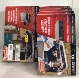 (5) Coleman Camping Grilles