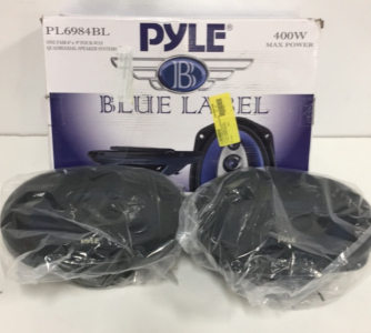 (2) Pyle Blue Label 6” x 9” Four-Way Speakers