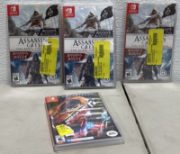 (3) Nintendo Switch Assassins Creed The Rebel Collect, (1) Need For Speed Remastered Nintendo Switch