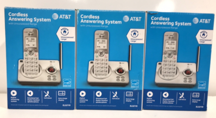(3) AT&T Cordless Answering System