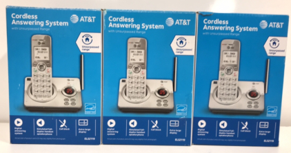 (3) AT&T Cordless Answering System