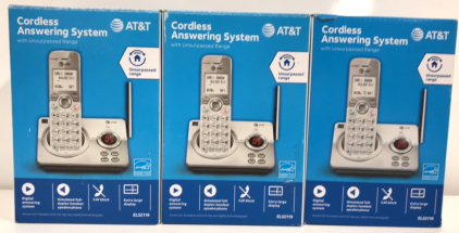 (3) AT&T Cordless Answering System