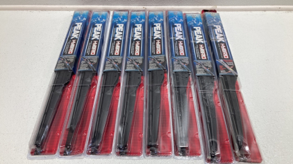 (8) Peak Hybrid 17” Wiper Blades