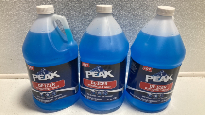 (3) Peak De-Icer Windshield Wash Fluid