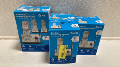 AT&T Landline Set of 3 Phones, (3) Single Phone Landlines