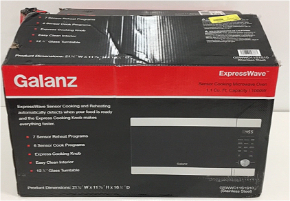 Galanz Express Wave Sensor Cooking 1000w Microwave Oven