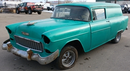 1955 2-Door Chevy Tri-five Del Ray Delivery Wagon - Project