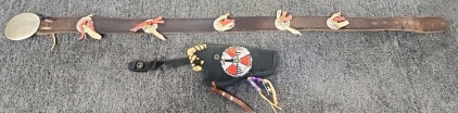 Decorative Belt & Handgun Holster