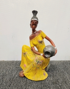 Women Pouring Water Out Of Jug Statue