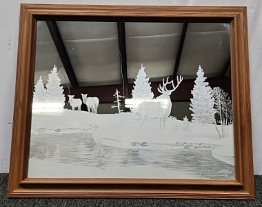Framed Mirror & Art