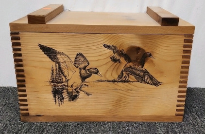 Evens "The Classic" Wood Chest w/ Duck Art