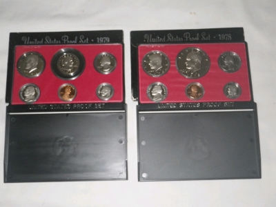 1978 and 1979 Proof Coin Sets