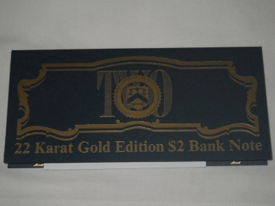 US Mint 2 Dollar Bank Note - Rare