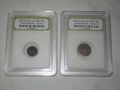 (2) Constantine the Great 330 AD Coins