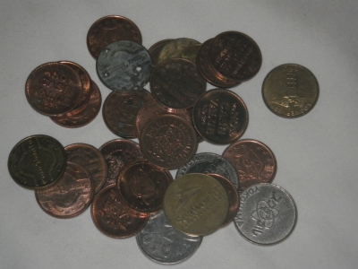Group of Old Tokens + Coins
