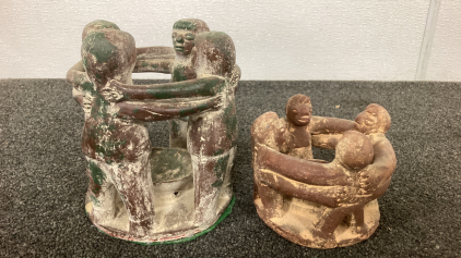 Circle Of Friends Folk Art Sculptures