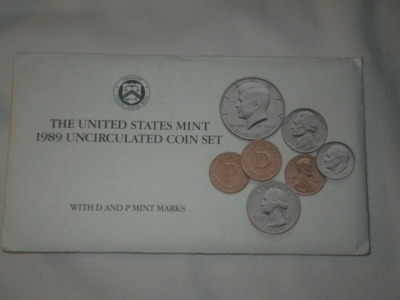 1989 2 Set Proof Uncirculated Coin Set