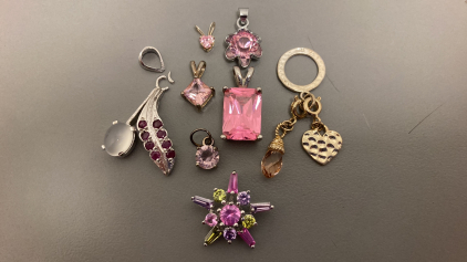 Pink Stone Pendants