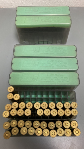 (43) Rounds 7mm REM Super Mag Ammo Worry J-20 Series Cases
