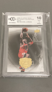 Graded 2009-10 Upper Deck Michael Jordan Card