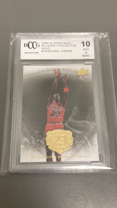 Graded 2009-10 Upper Deck Michael Jordan Card