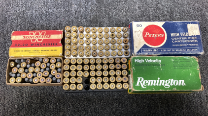 Assorted 32-20 Ammo