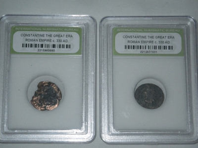 2 Constantine the Great Coins from 330 AD