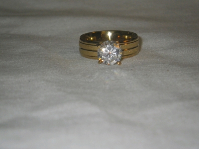 Wedding Engagement Ring Comfort Fit Size 5.5