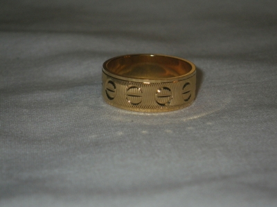 Wedding Band Stamped F3 Size 8