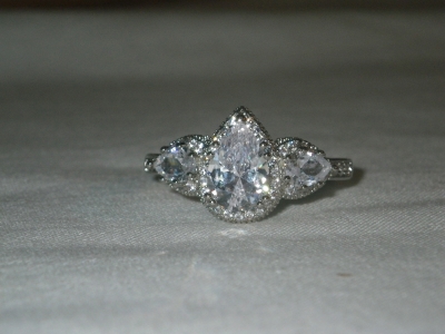 925 Setting 3 Plus cts Size 10 Ring